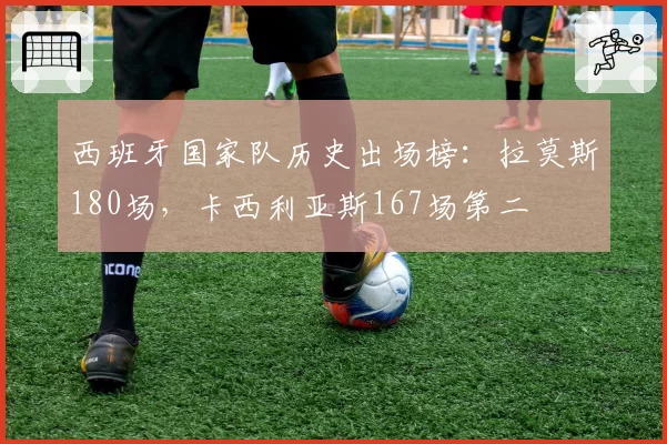 西班牙国家队历史出场榜：拉莫斯180场，卡西利亚斯167场第二